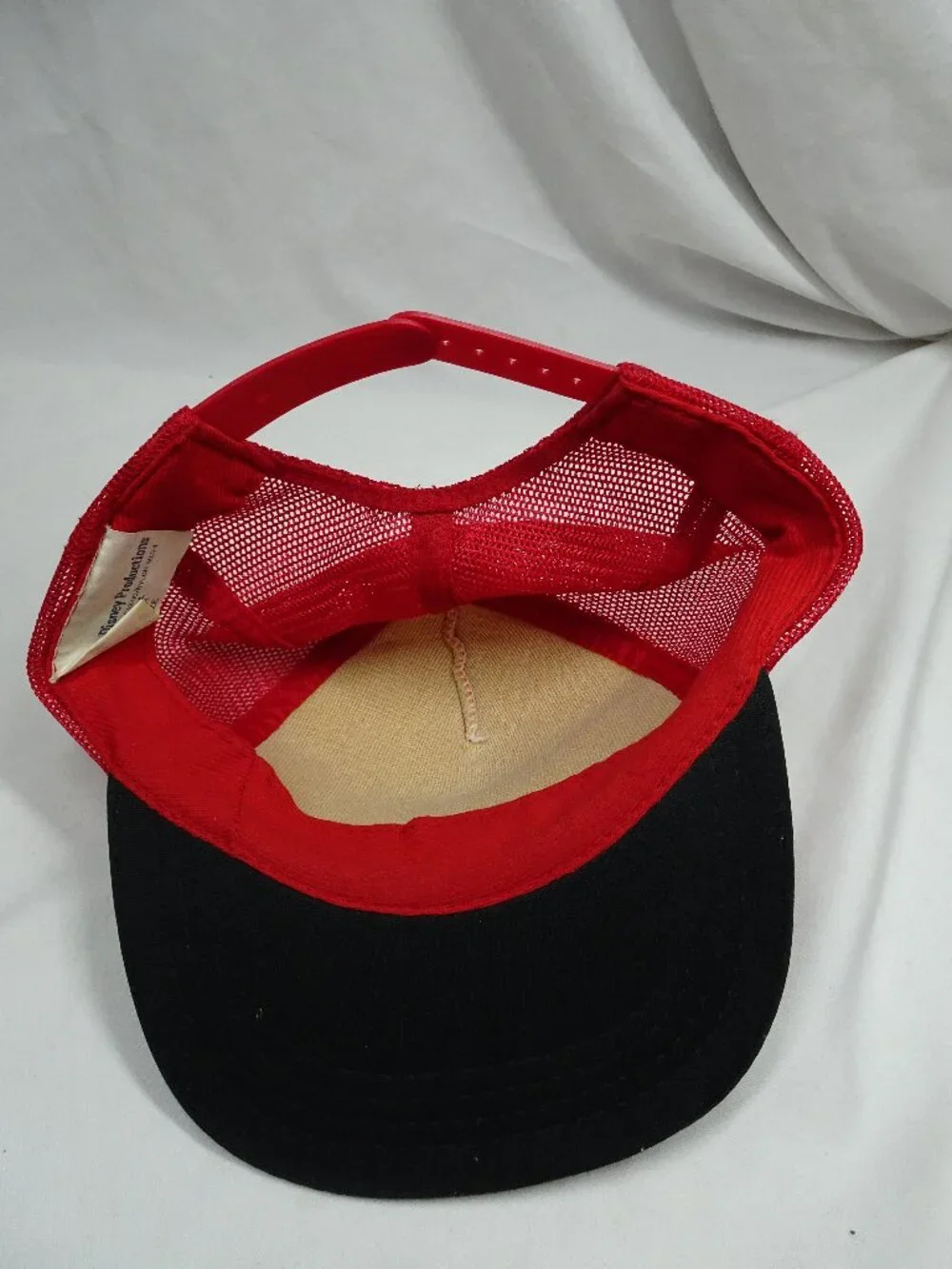 Vintage 80s 90s Walt Disney Productions Mickey Mouse Child Size Trucker Hat Cap